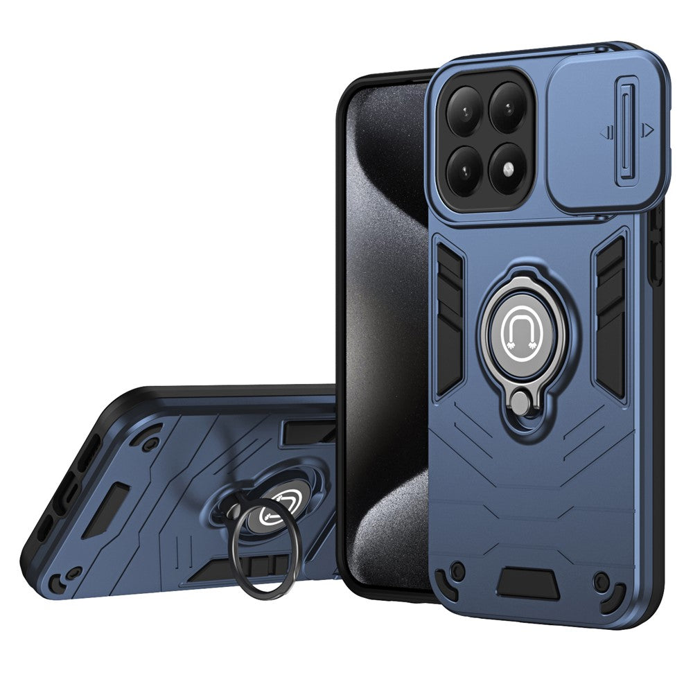For Xiaomi 15T Case Slide Camshield Kickstand PC + TPU Phone Cover