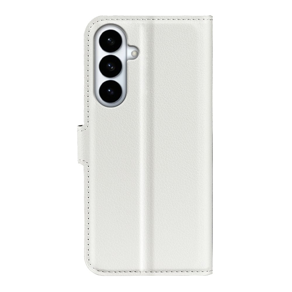 For Samsung Galaxy S26+ Case Wallet Stand Litchi Texture Shockproof Leather Phone Cover