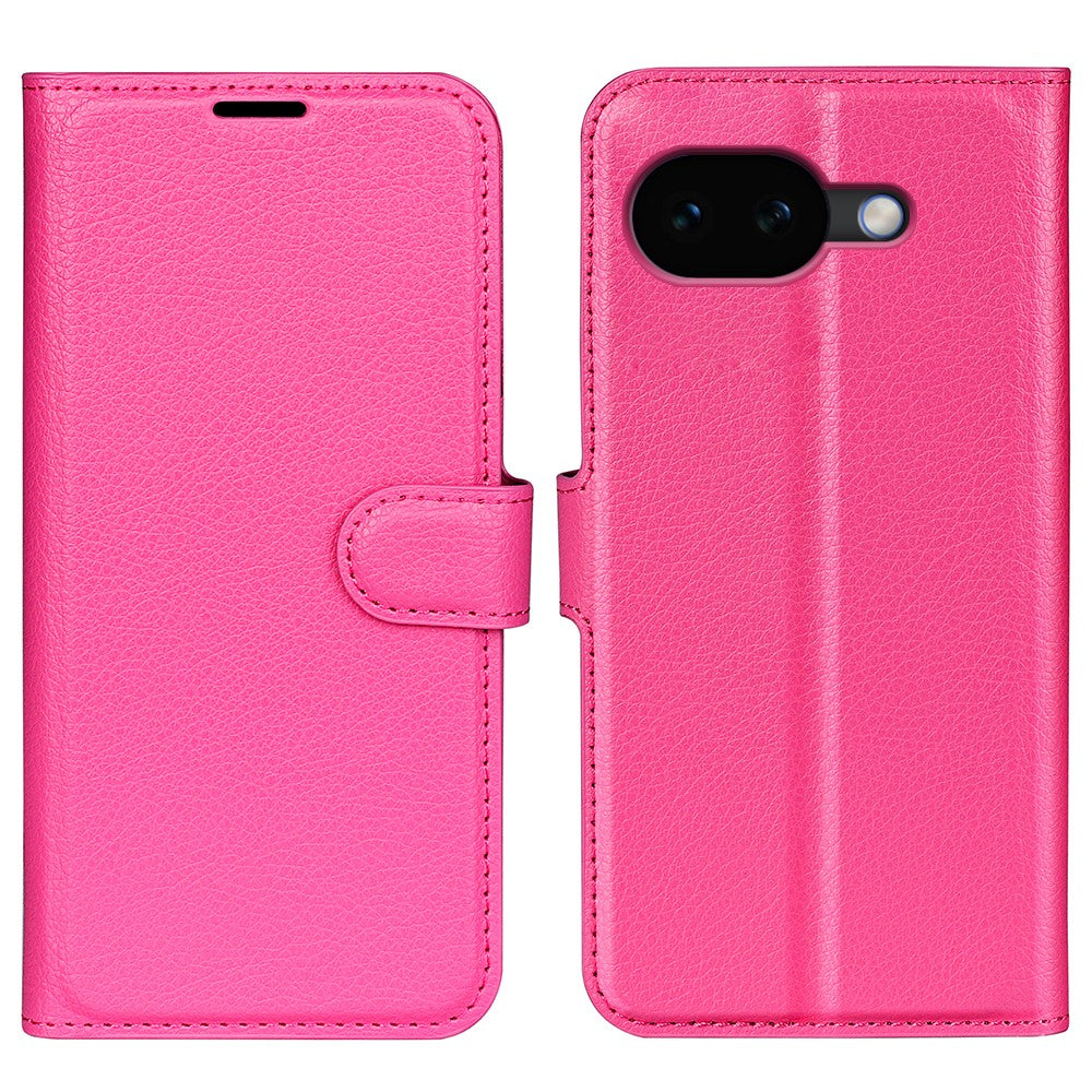 For Google Pixel 10a Case Wallet Stand Litchi Texture Shockproof Leather Phone Cover
