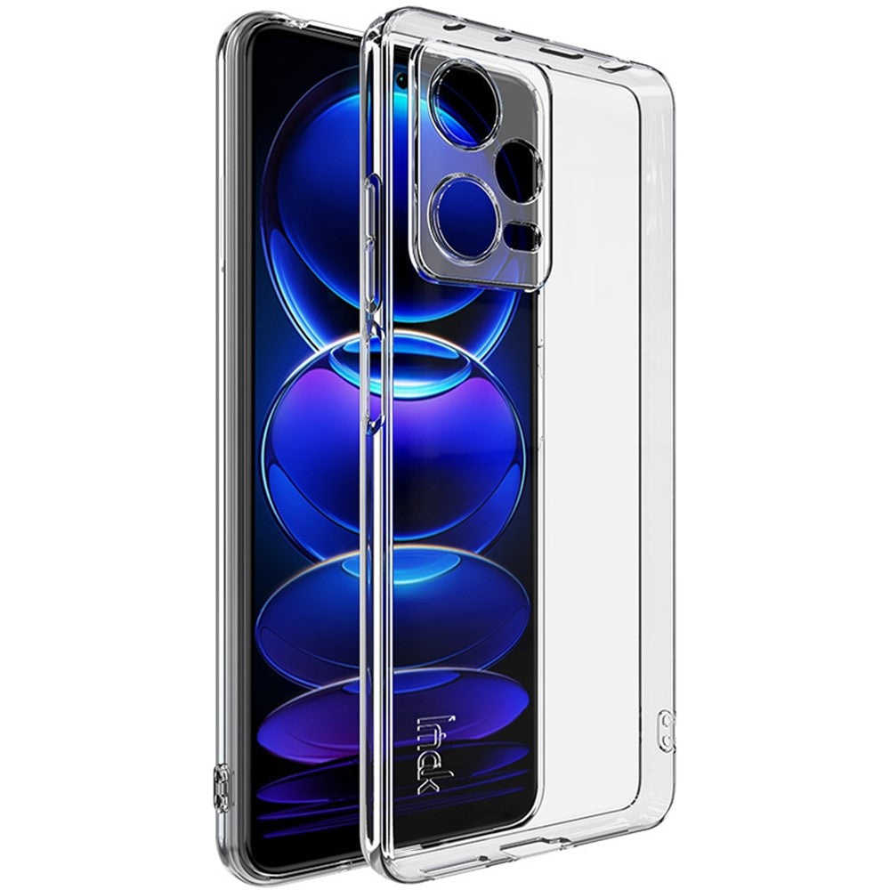 IMAK UX-5 Series for Xiaomi Redmi Note 12 Pro+ 5G / Note 12 Explorer 5G / Note 12 Trendy Edition Transparent TPU Phone Cover Anti-drop Protective Case