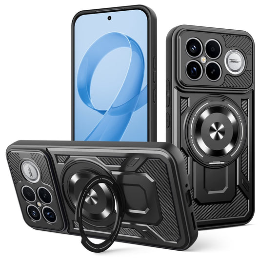 For Xiaomi Poco F8 Ultra  /  Redmi K90 Pro Max 5G Magnetic Case Rotating Kickstand TPU + PC Phone Cover