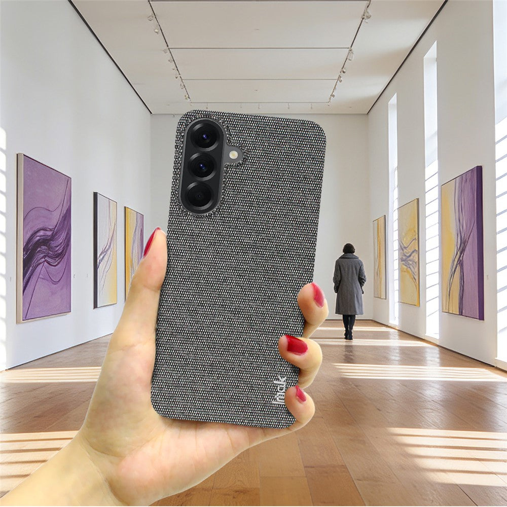 IMAK Ruiyi Series for Samsung Galaxy A37 5G Case Fabric Texture Leather + PC Phone Back Cover