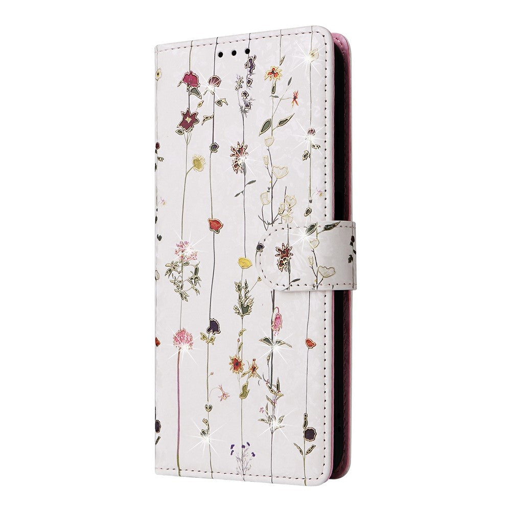 For Samsung Galaxy A37 5G Case RFID Blocking Flower Leather Phone Cover