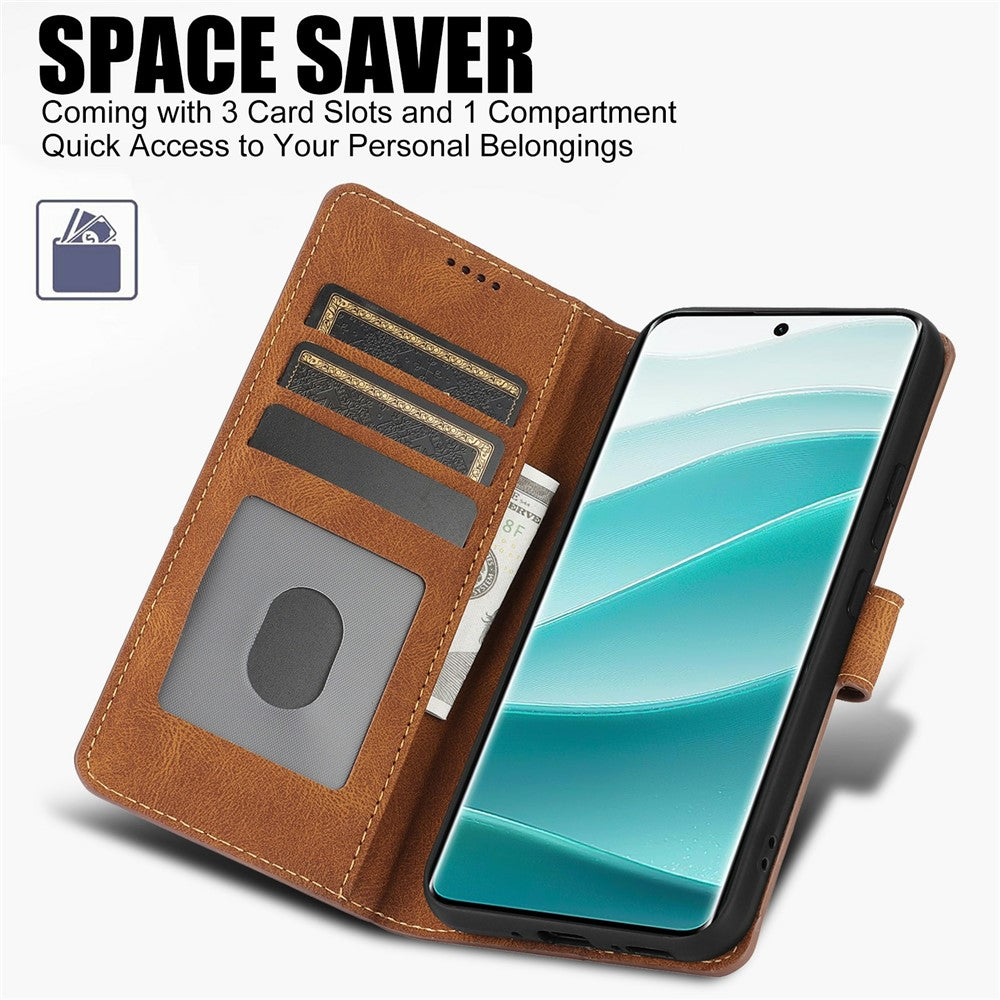For Xiaomi Redmi Note 15 Pro 5G (Global) Case PU Leather Phone Cover with Wallet Stand