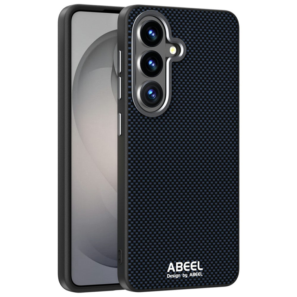 ABEEL For Samsung Galaxy S26 Magnetic Case Printed PC TPU Aluminum Alloy Leather Phone Cover