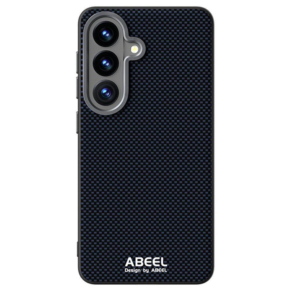 ABEEL For Samsung Galaxy S26 Magnetic Case Printed PC TPU Aluminum Alloy Leather Phone Cover