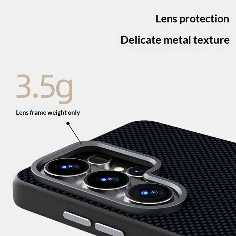 ABEEL For Samsung Galaxy S26 Magnetic Case Printed PC TPU Aluminum Alloy Leather Phone Cover