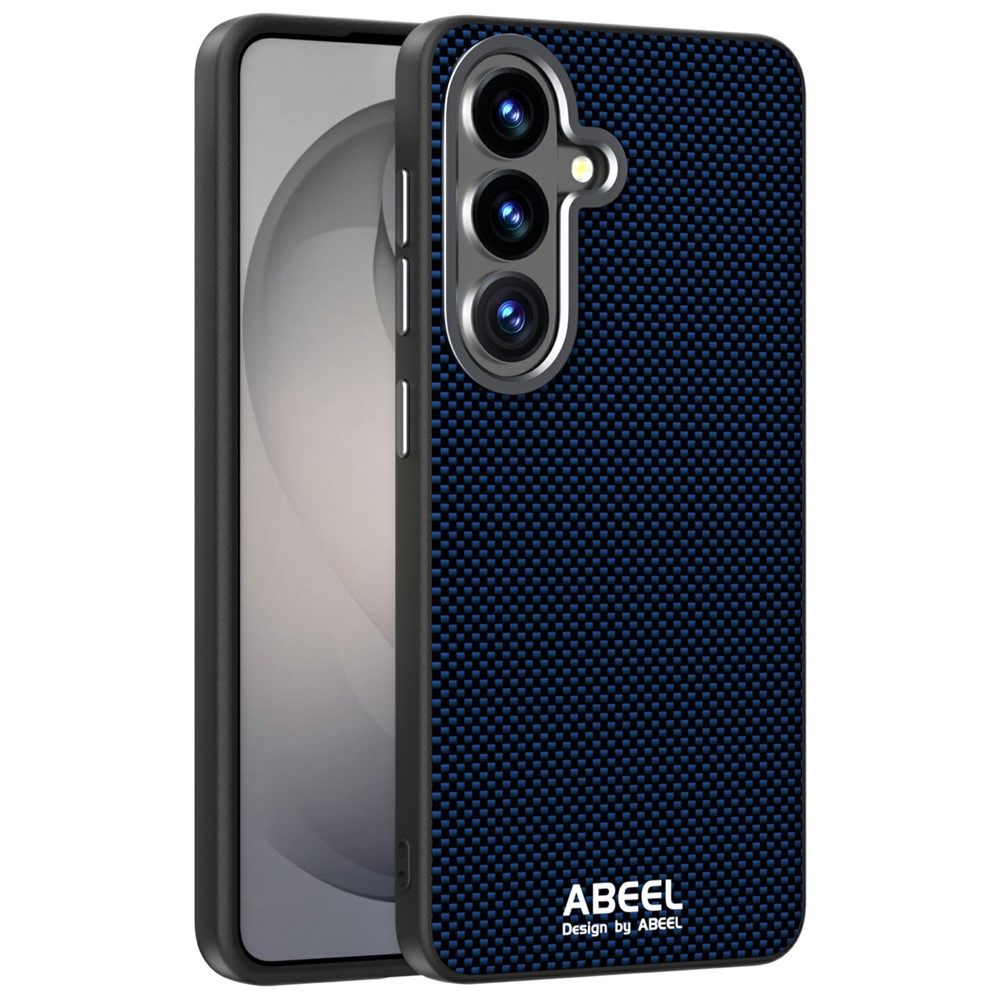ABEEL For Samsung Galaxy S26 Magnetic Case Printed PC TPU Aluminum Alloy Leather Phone Cover