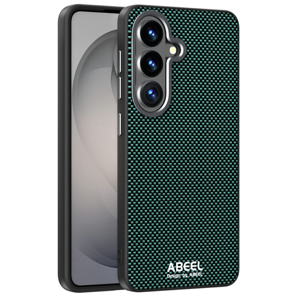 ABEEL For Samsung Galaxy S26 Magnetic Case Printed PC TPU Aluminum Alloy Leather Phone Cover
