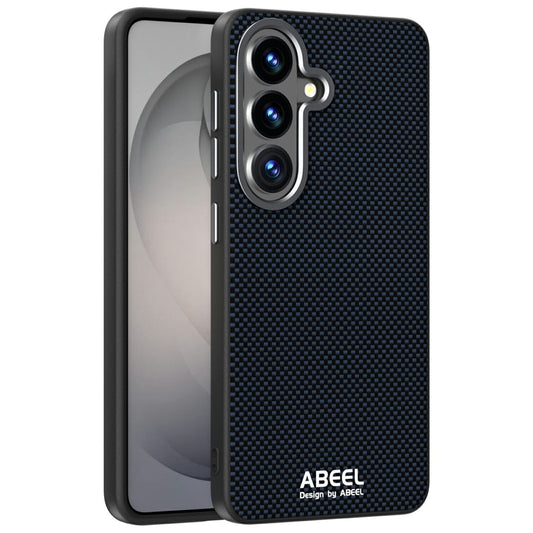 Galaxy S26+ Handyhülle – ABEEL Magnetische , bedrucktes PC-TPU-Aluminiumlegierungs-Leder-Handycover