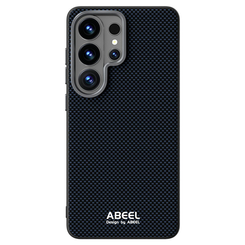 ABEEL For Samsung Galaxy S26 Ultra Magnetic Case Printed PC TPU Aluminum Alloy Leather Phone Cover