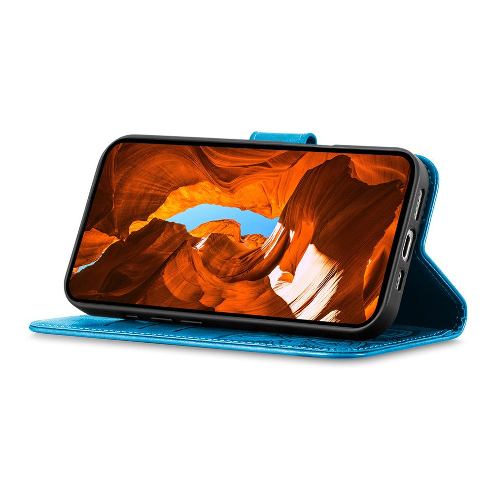 Phone Case For Xiaomi Poco C85 4G (173mm)  /  Redmi 15C 4G (EU) (173mm)  /  15C 5G (EU) (173mm) with Strap Butterfly Pattern PU Leather Wallet Phone Cover