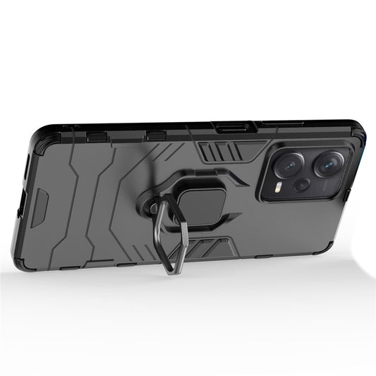Xiaomi Redmi Note 12 Pro+ 5G Handyhülle – Ringhalter-Kickstand-, stoßfeste PC+TPU-Hybridabdeckung