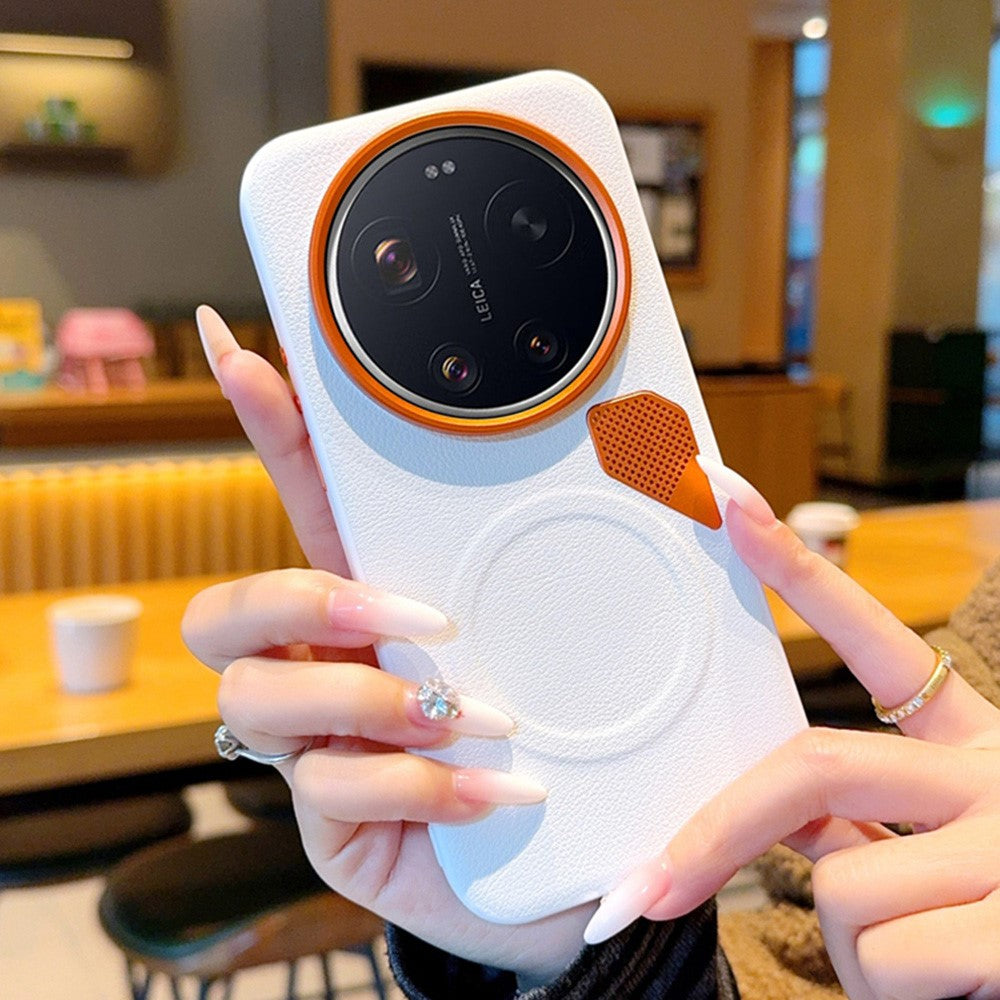 Xiaomi 17 Ultra 5G – Magnetische Handyhülle aus PC, PU-Leder und TPU