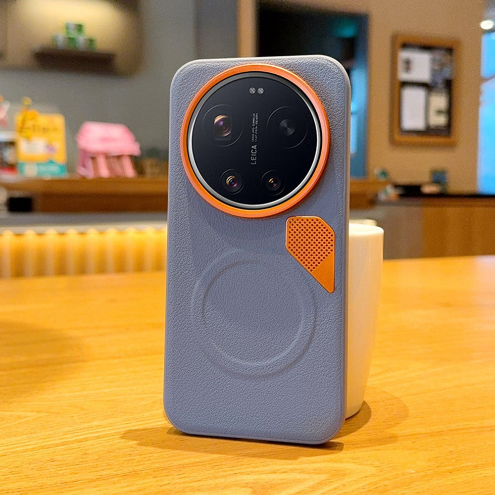 Xiaomi 17 Ultra 5G – Magnetische Handyhülle aus PC, PU-Leder und TPU