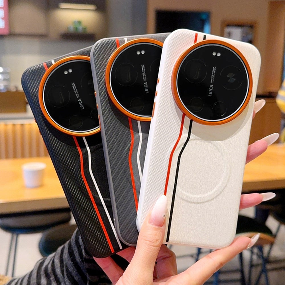 Xiaomi 17 Ultra 5G – Magnetische Handyhülle aus Kunststoff, PU-Leder und TPU