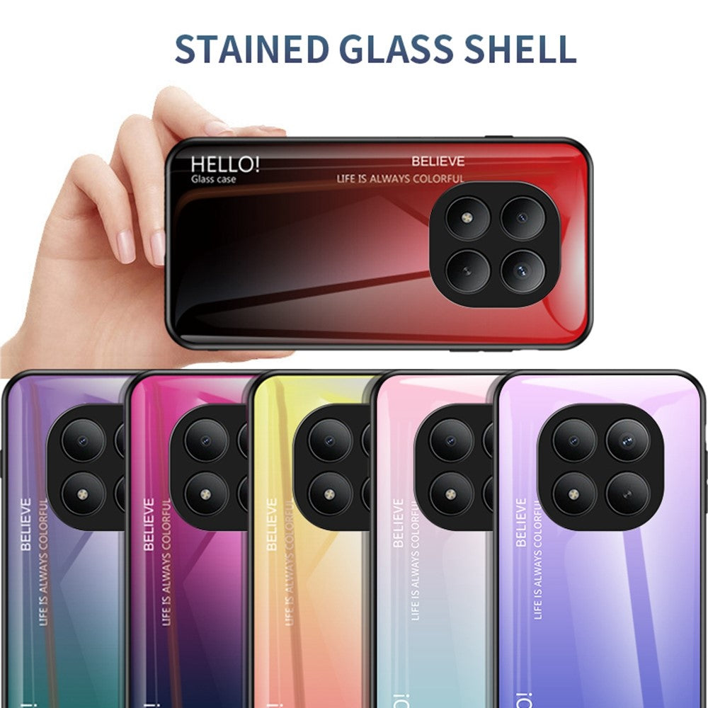 For Xiaomi Poco M8 Pro 5G / Redmi Note 15 Pro+ 5G (Global) Case Anti-Scratch Tempered Glass + PC + TPU Phone Cover