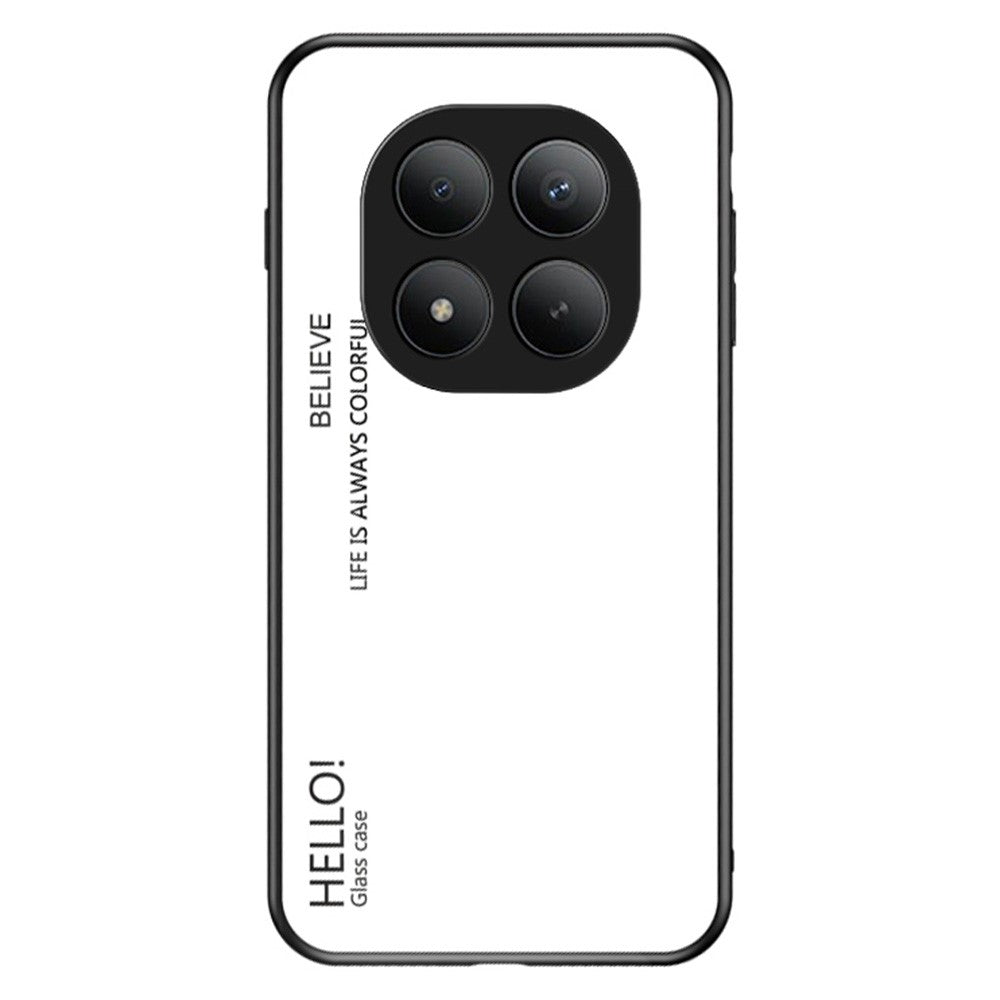 For Xiaomi Poco M8 Pro 5G / Redmi Note 15 Pro+ 5G (Global) Case Anti-Scratch Tempered Glass + PC + TPU Phone Cover
