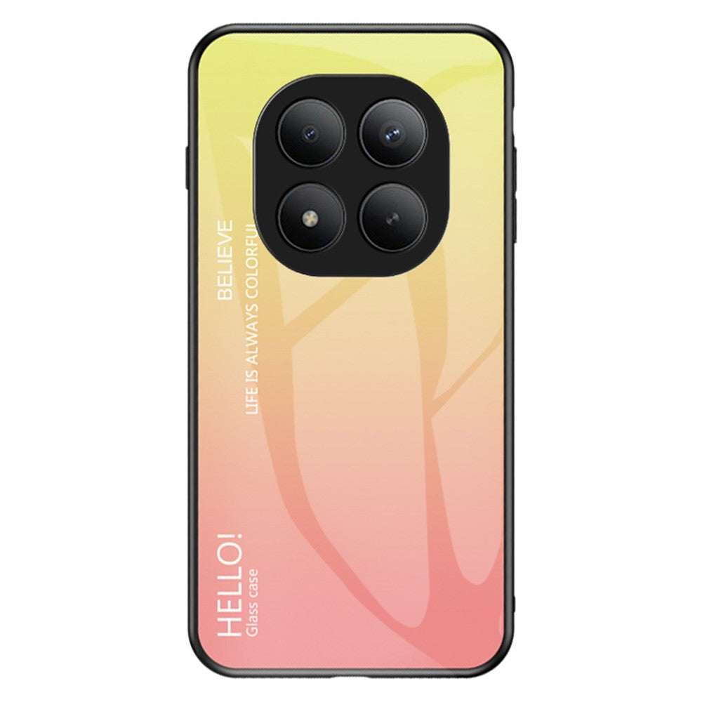 For Xiaomi Poco M8 Pro 5G / Redmi Note 15 Pro+ 5G (Global) Case Anti-Scratch Tempered Glass + PC + TPU Phone Cover