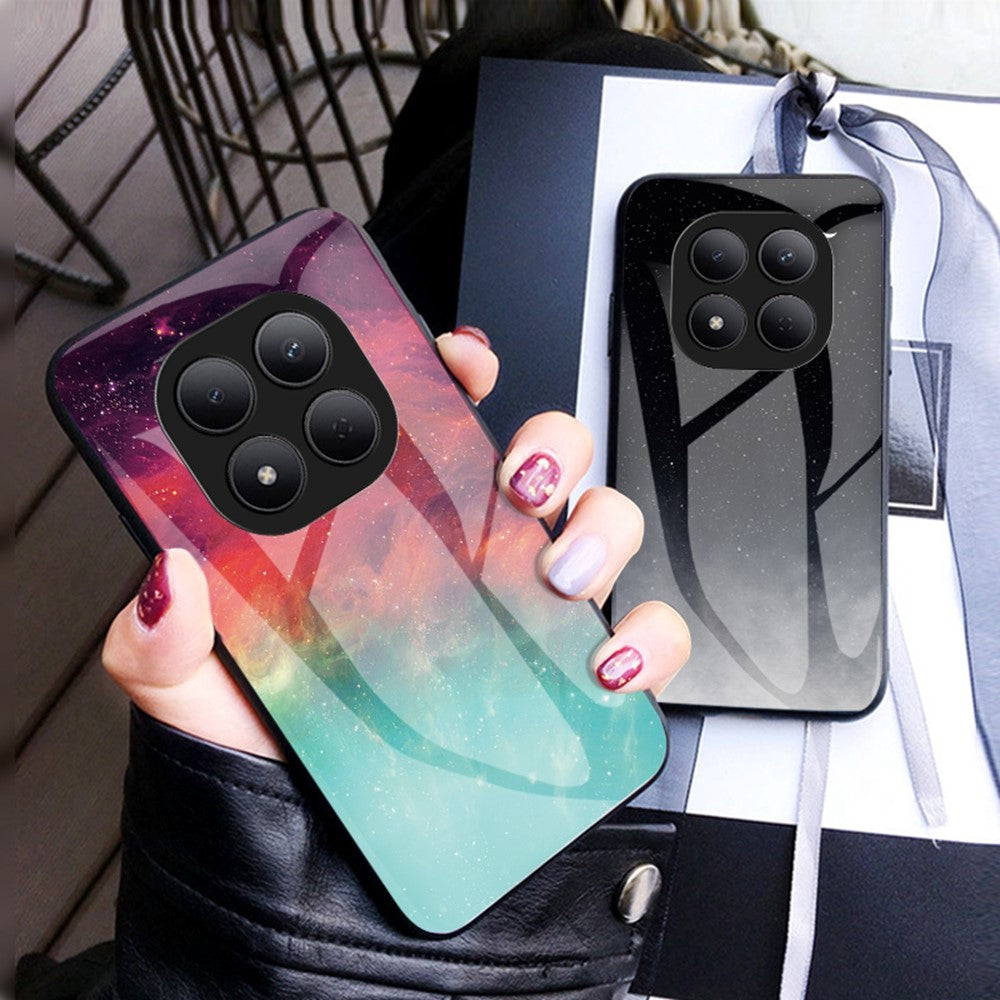For Xiaomi Redmi Note 15 Pro 5G (Global) Case Starry Sky Pattern Tempered Glass Phone Cover