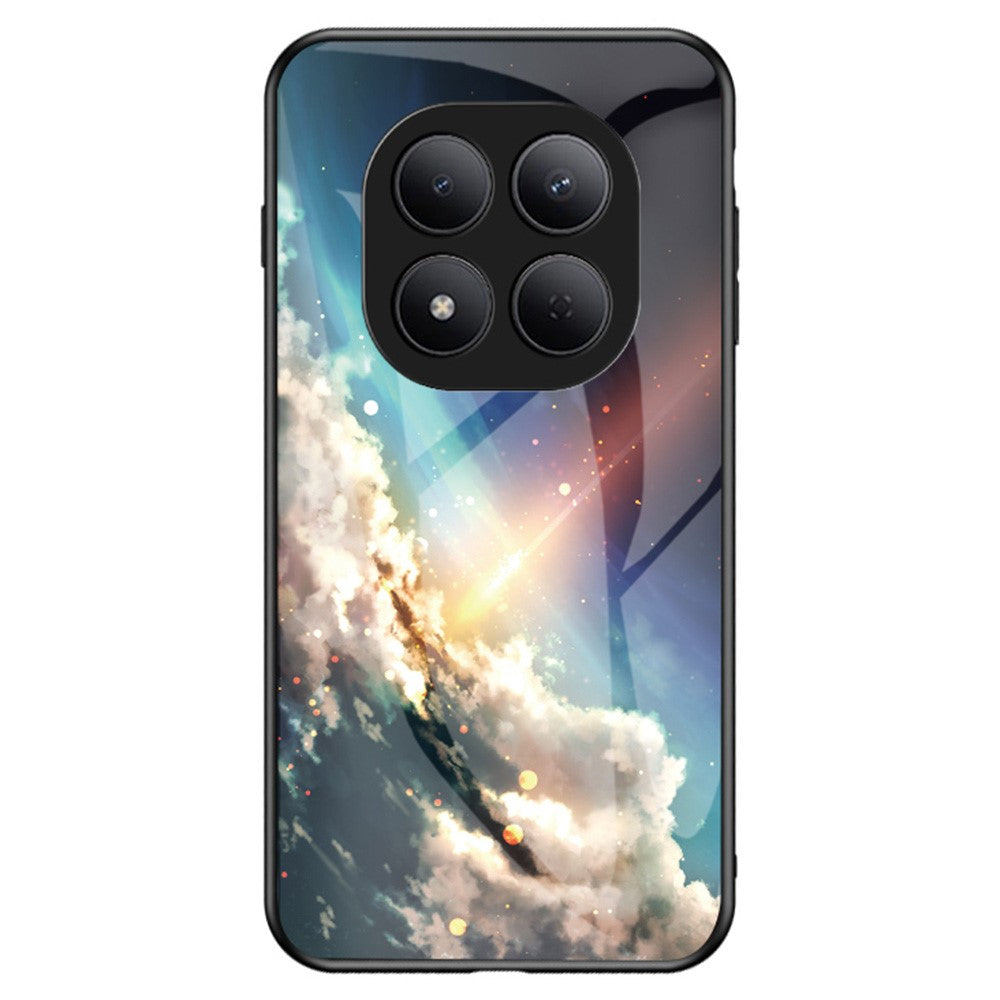 For Xiaomi Redmi Note 15 Pro 5G (Global) Case Starry Sky Pattern Tempered Glass Phone Cover