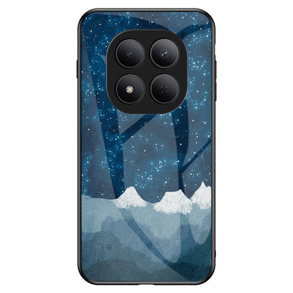 For Xiaomi Redmi Note 15 Pro 5G (Global) Case Starry Sky Pattern Tempered Glass Phone Cover