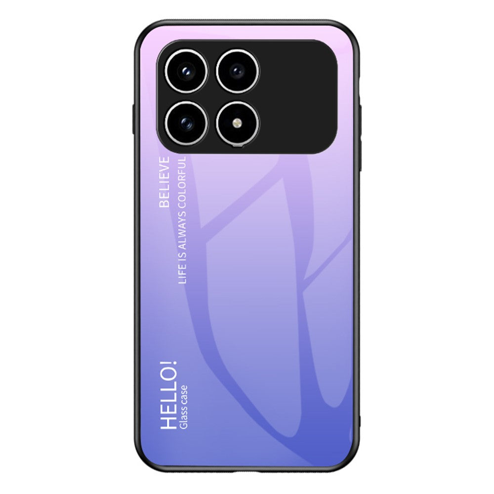 Phone  Case For Xiaomi Poco F8 Pro 5G  /  Redmi K90 5G Anti-Scratch Tempered Glass + PC + TPU Phone Cover