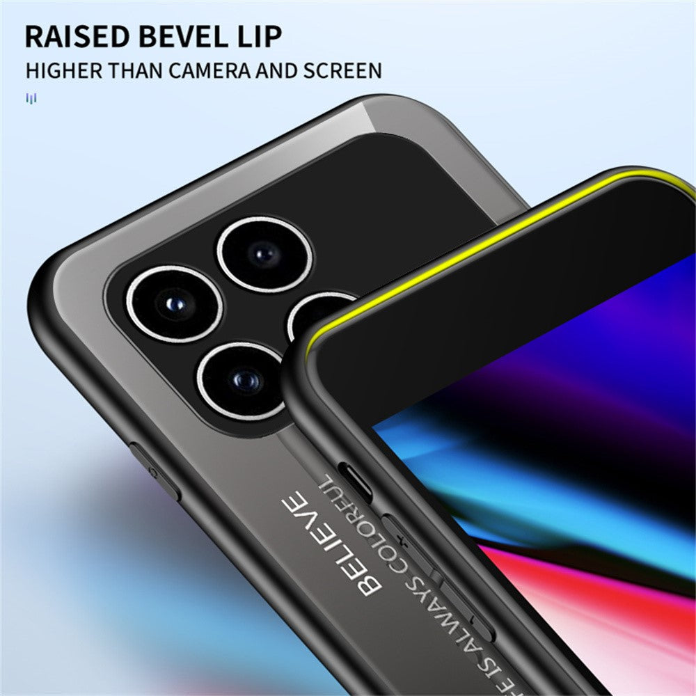 Phone  Case For Xiaomi Poco F8 Pro 5G  /  Redmi K90 5G Anti-Scratch Tempered Glass + PC + TPU Phone Cover