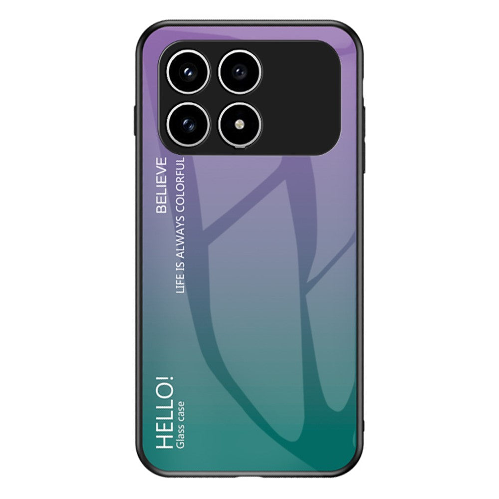 Phone  Case For Xiaomi Poco F8 Pro 5G  /  Redmi K90 5G Anti-Scratch Tempered Glass + PC + TPU Phone Cover