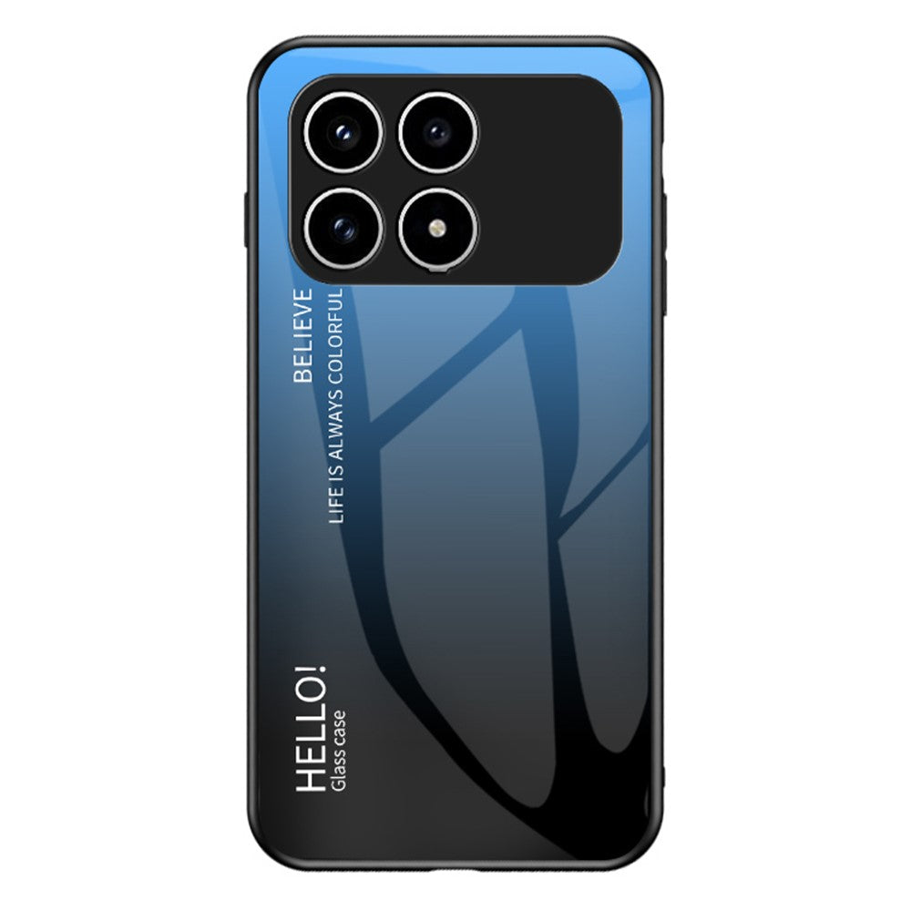 Phone  Case For Xiaomi Poco F8 Pro 5G  /  Redmi K90 5G Anti-Scratch Tempered Glass + PC + TPU Phone Cover