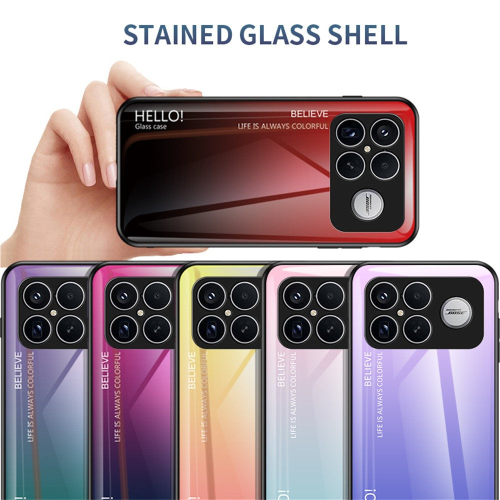 Phone Case For Xiaomi Poco F8 Ultra  /  Redmi K90 Pro Max 5G Anti-Scratch Tempered Glass + PC + TPU Phone Cover