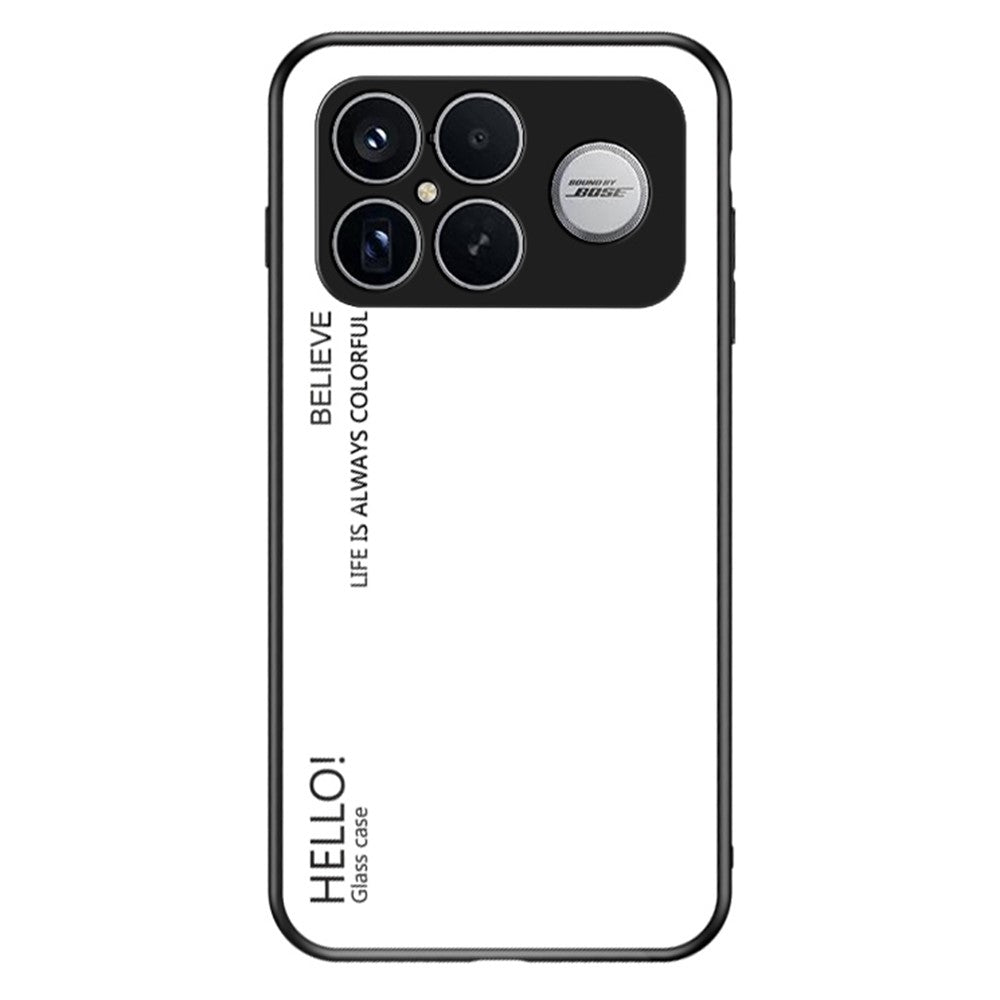 Phone Case For Xiaomi Poco F8 Ultra  /  Redmi K90 Pro Max 5G Anti-Scratch Tempered Glass + PC + TPU Phone Cover