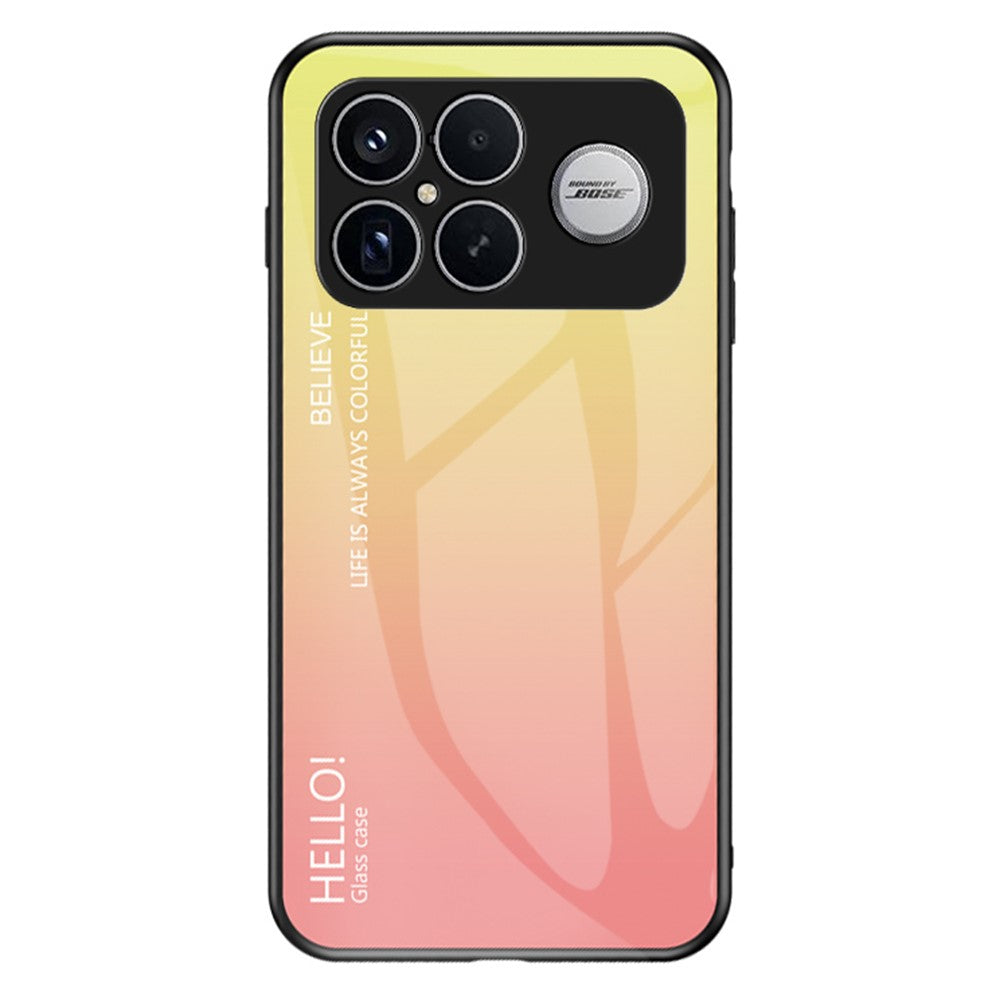Phone Case For Xiaomi Poco F8 Ultra  /  Redmi K90 Pro Max 5G Anti-Scratch Tempered Glass + PC + TPU Phone Cover