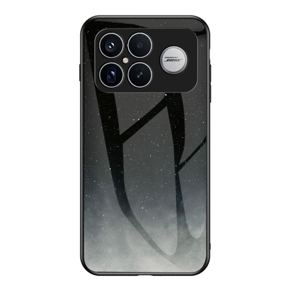 Phone Case For Xiaomi Poco F8 Ultra  /  Redmi K90 Pro Max 5G Starry Sky Pattern Tempered Glass Phone Cover