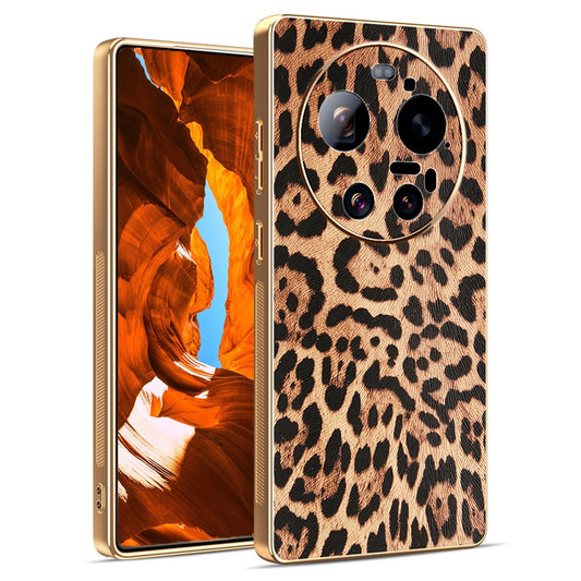 Xiaomi 17 Ultra 5G Handyhülle – PU-Leder beschichteter PC + TPU-Galvanik