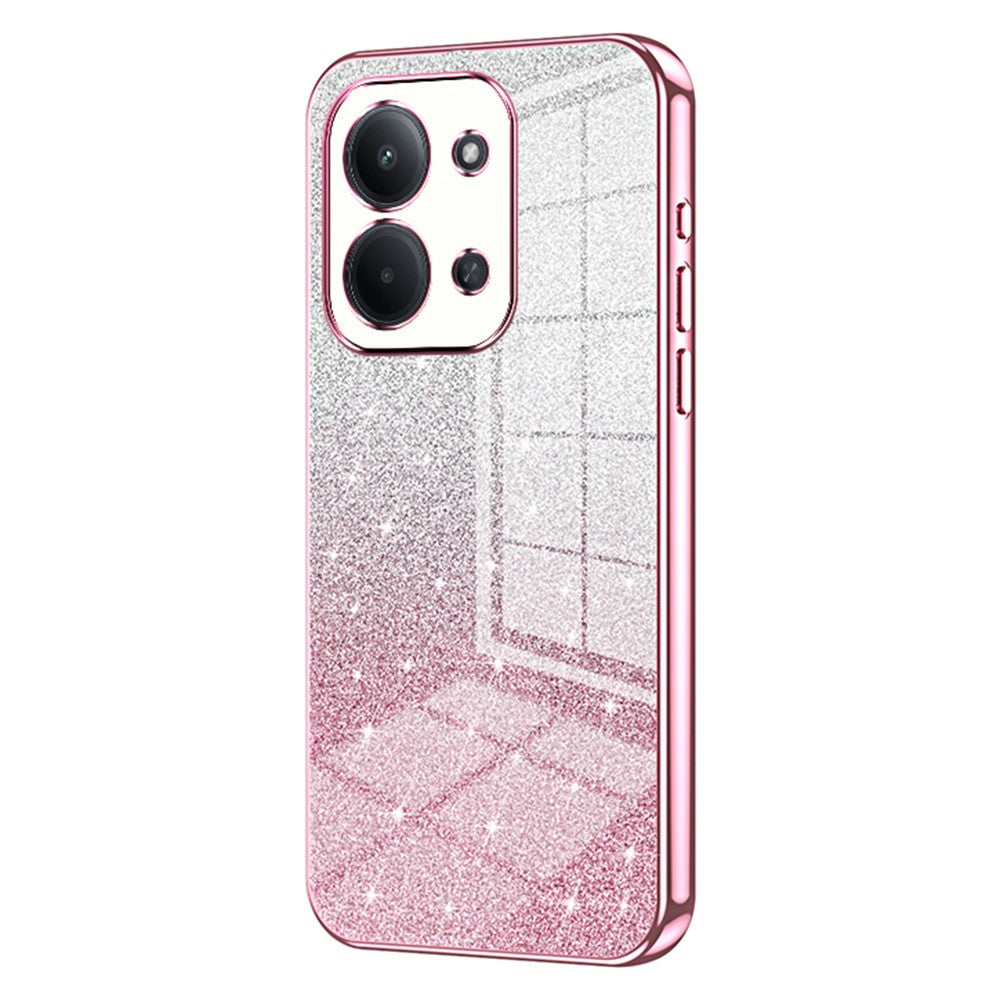 Phone Case For Xiaomi Poco C85 4G (173mm)  /  Redmi 15C 4G (EU) (173mm)  /  15C 5G (EU) (173mm) Electroplating Gradient Glitter TPU Phone Cover