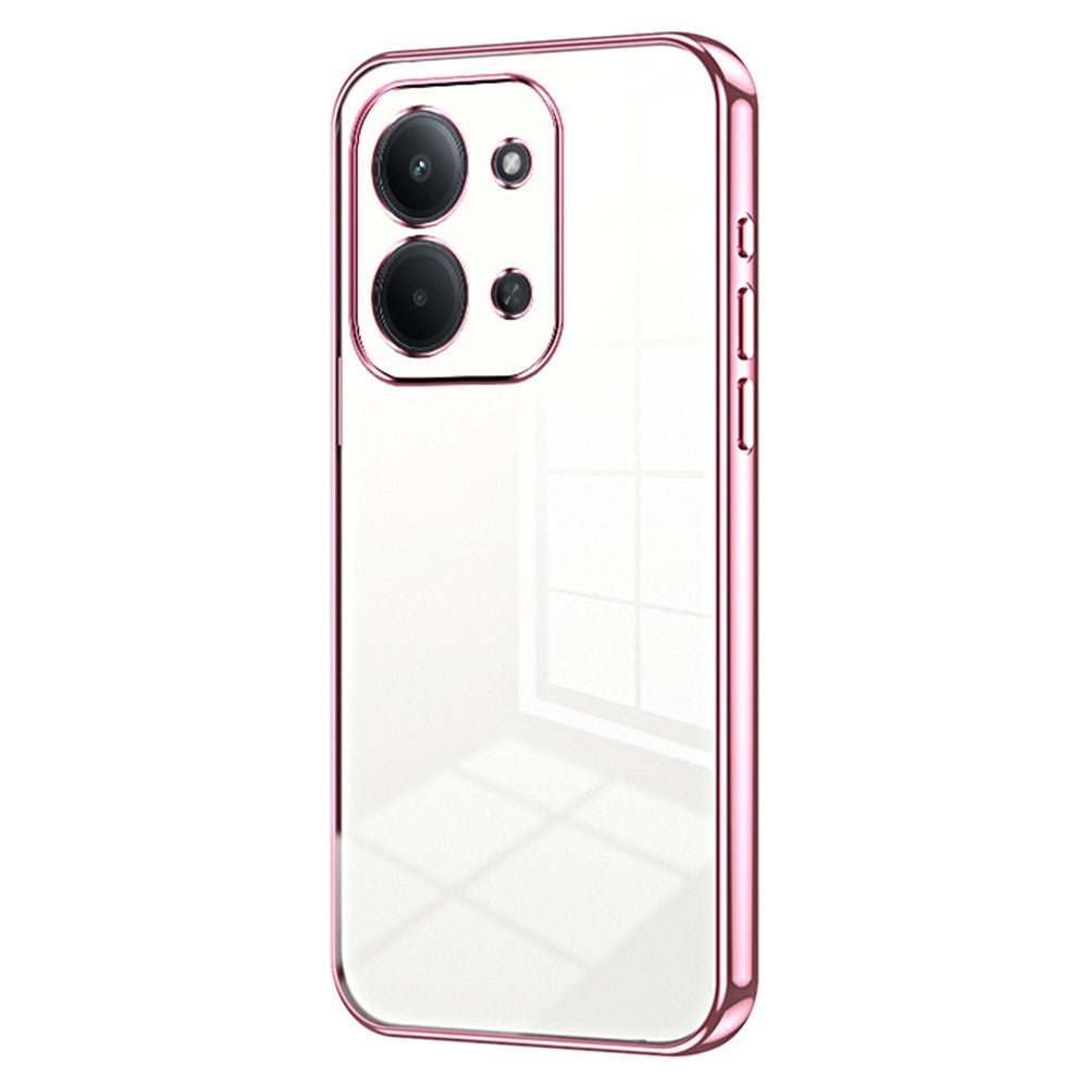 Phone Case For Xiaomi Poco C85 4G (173mm)  /  Redmi 15C 4G (EU) (173mm)  /  15C 5G (EU) (173mm) Electroplating Frame Soft TPU Phone Cover