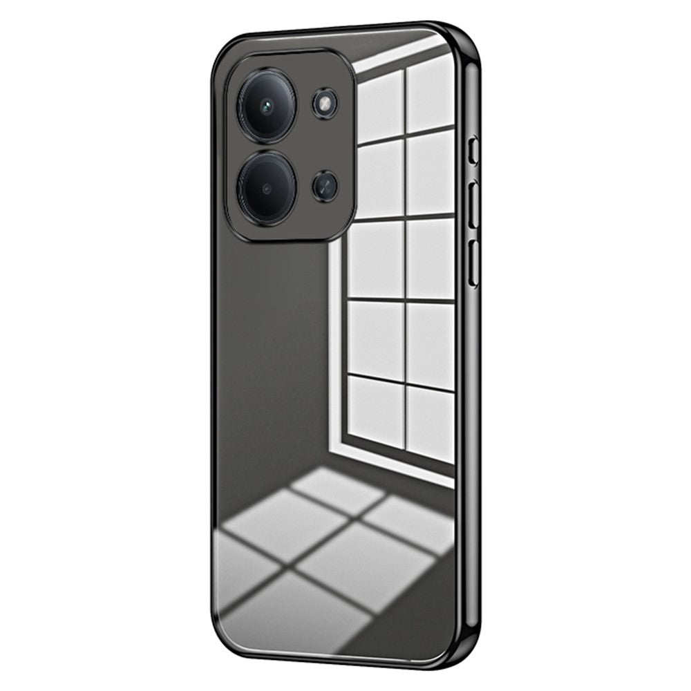 Phone Case For Xiaomi Poco C85 4G (173mm)  /  Redmi 15C 4G (EU) (173mm)  /  15C 5G (EU) (173mm) Electroplating Frame Soft TPU Phone Cover