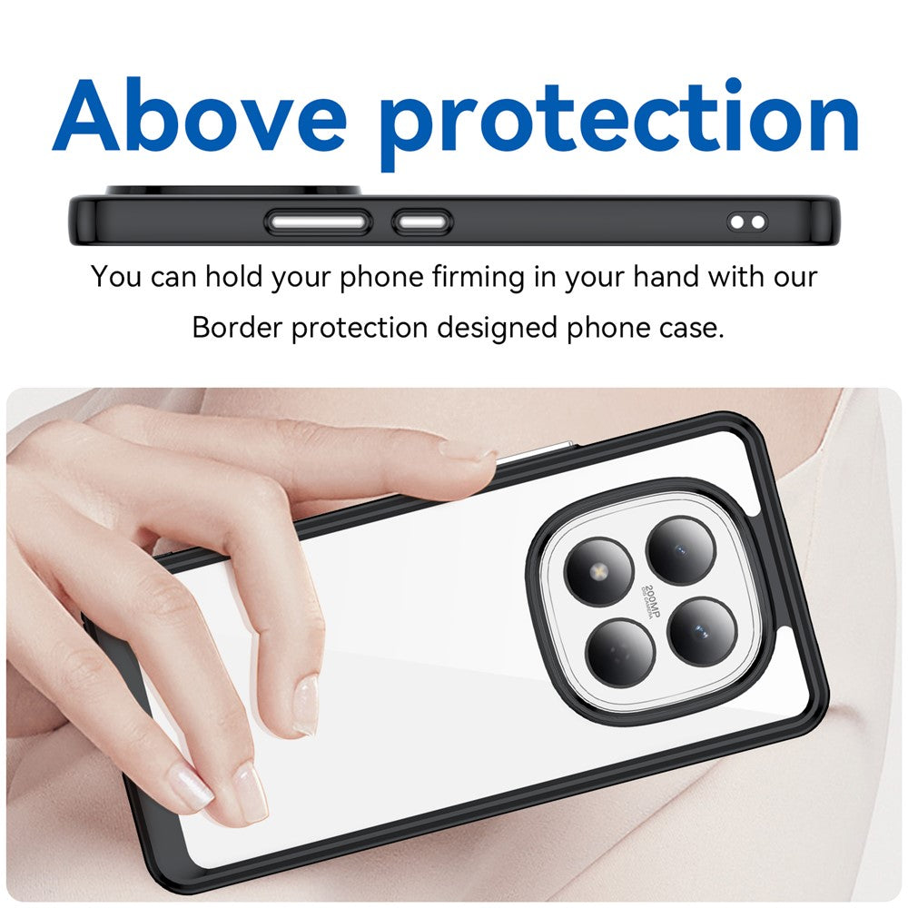 For Xiaomi Redmi Note 15 Pro 4G (Global) Case TPU + Acrylic Protective Clear Phone Cover