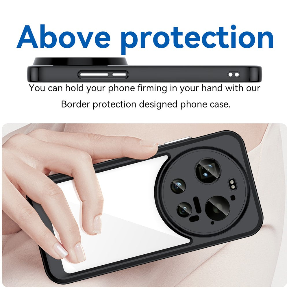For Xiaomi 17 Ultra 5G Case TPU + Acrylic Protective Clear Phone Cover
