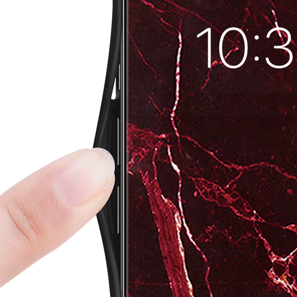 Phone Case For Xiaomi Poco M8 5G / Redmi Note 15 5G (Global) Marble Pattern Tempered Glass + PC + TPU Protective Phone Cover