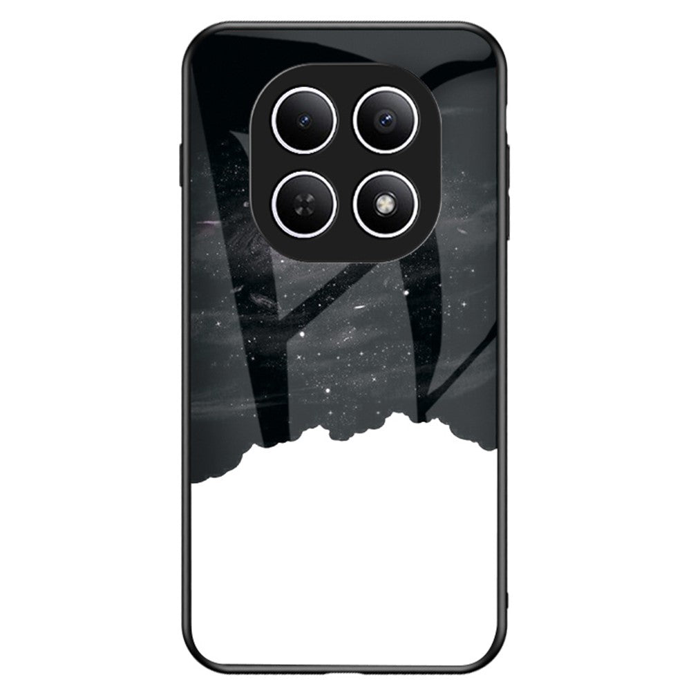 Phone Case For Xiaomi Poco M8 5G / Redmi Note 15 5G (Global) Starry Sky Pattern Tempered Glass Phone Cover
