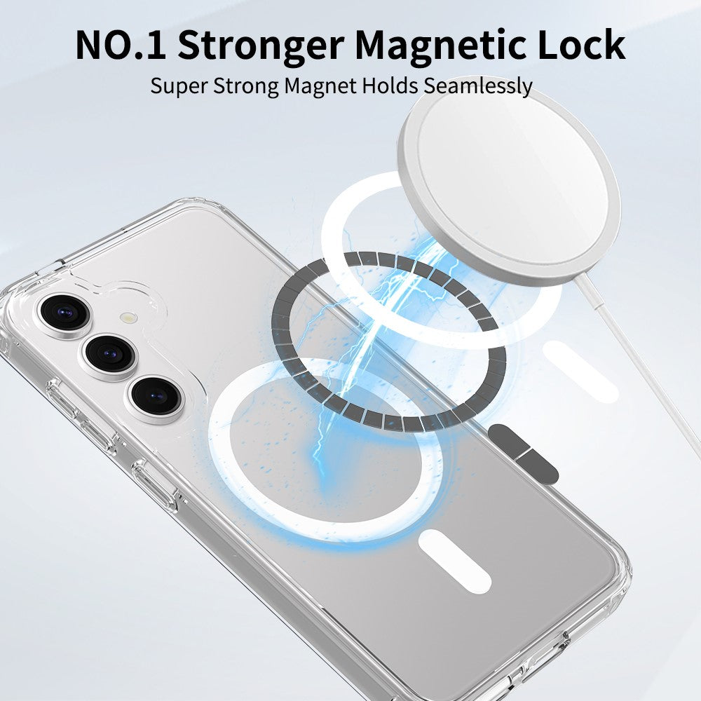 For Samsung Galaxy A57 5G Magnetic Case 2.0mm Scratch Resistant TPU + PC Phone Cover
