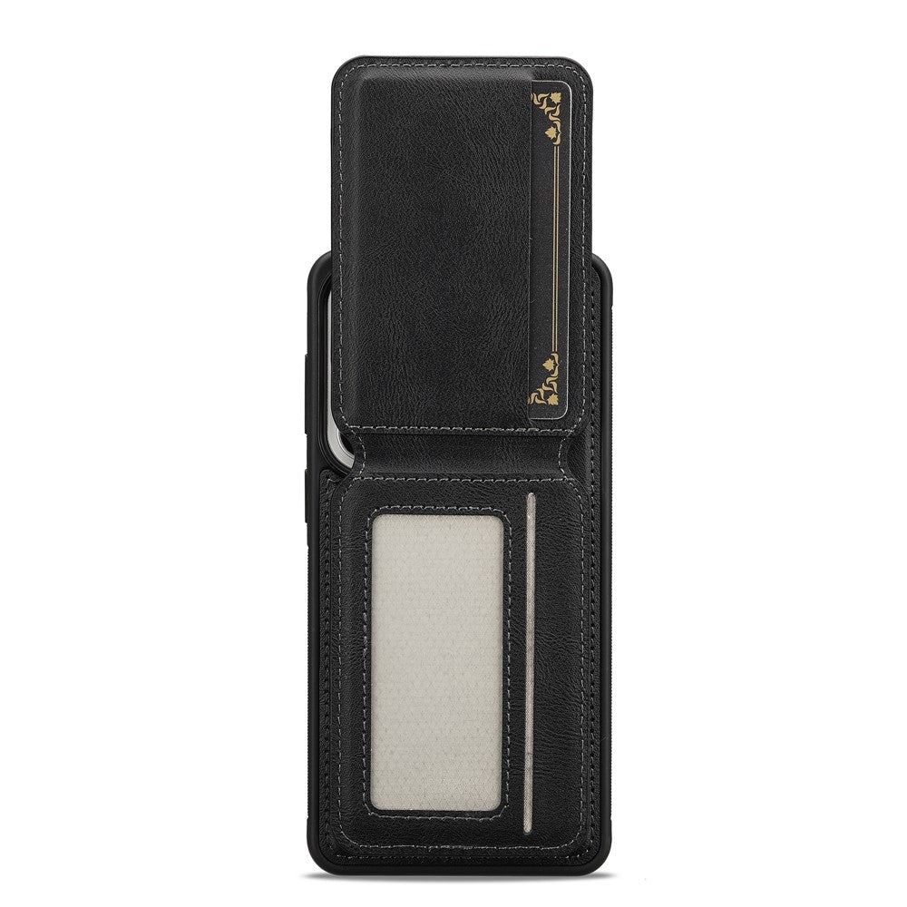 LC.IMEEKE L3 For Samsung Galaxy A57 5G Magnetic Case Detachable Card Holder Leather TPU Mobile Cover