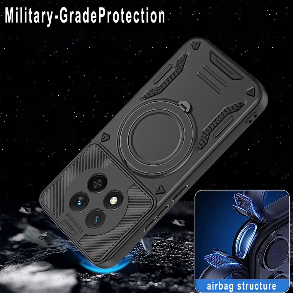 Honor Magic7 Lite 5G  /  X60 Pro 5G  /  X9c 5G Magnetische Handyhülle – Aus stoßfestem TPU & PC, mit integriertem Ständer