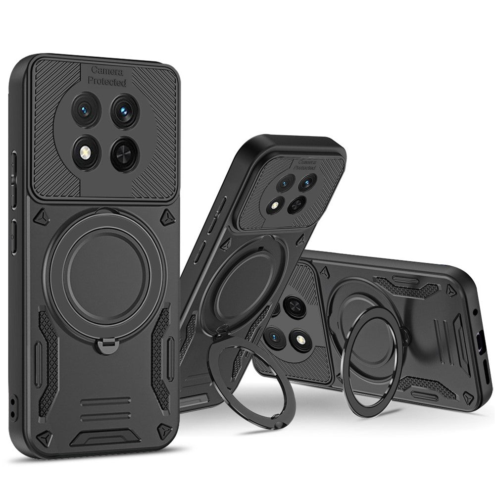 Honor Magic7 Lite 5G  /  X60 Pro 5G  /  X9c 5G Magnetische Handyhülle – Aus stoßfestem TPU & PC, mit integriertem Ständer