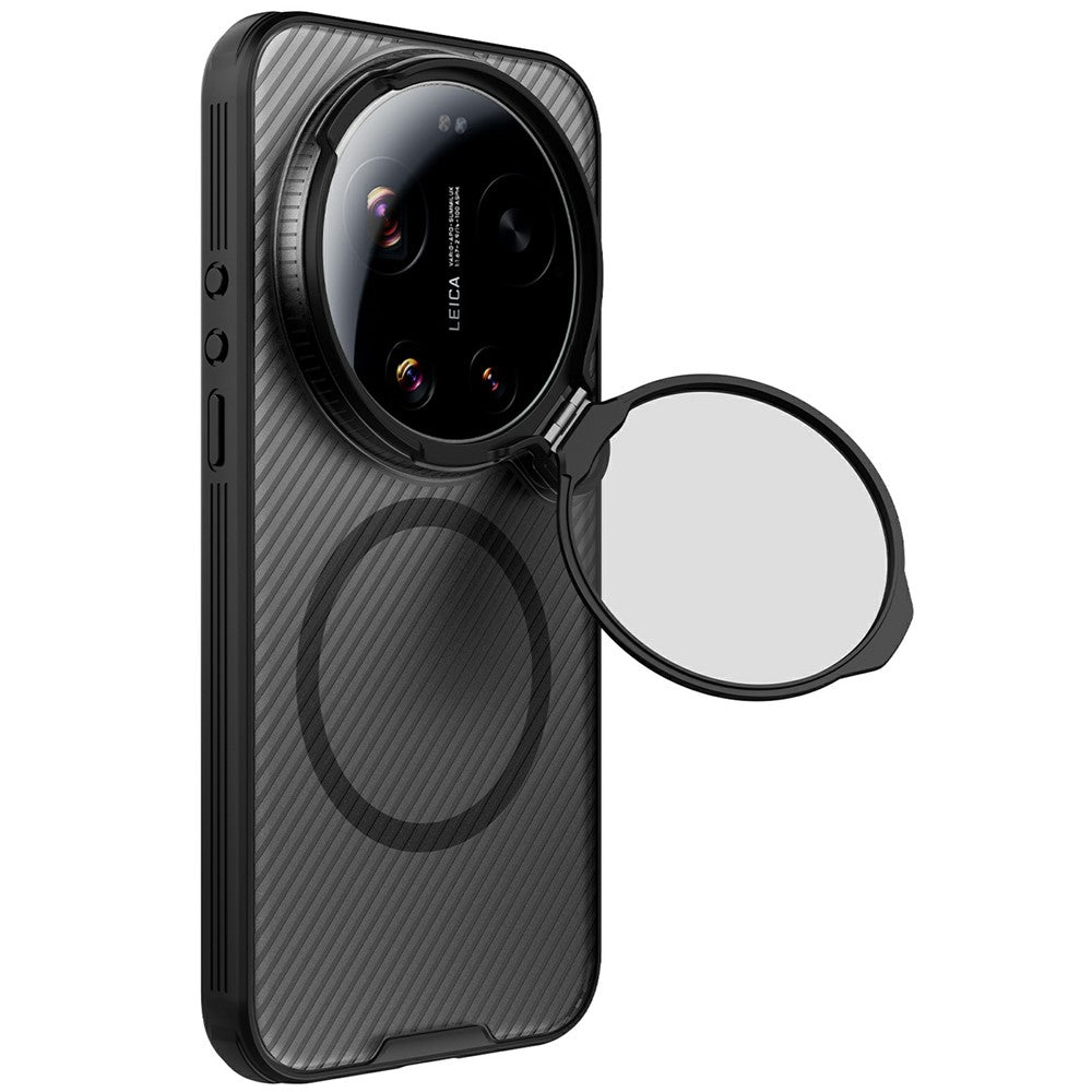 Xiaomi 17 Ultra 5G – Magnetische transparente Handyhülle aus Metall, Kunststoff und TPU