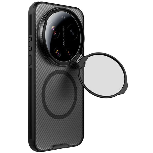 Xiaomi 17 Ultra 5G – Magnetische transparente Handyhülle aus Metall, Kunststoff und TPU