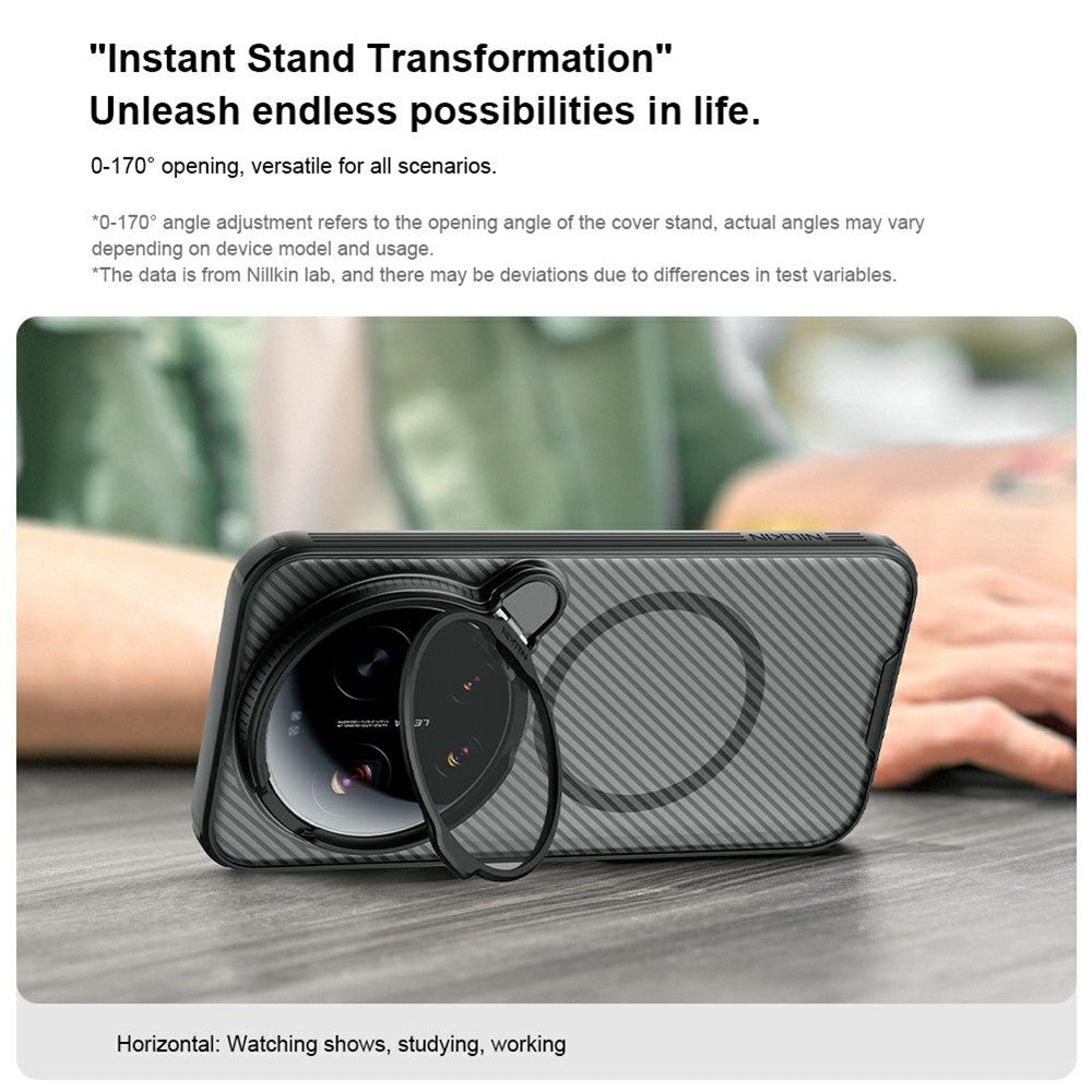 Xiaomi 17 Ultra 5G – Magnetische transparente Handyhülle aus Metall, Kunststoff und TPU