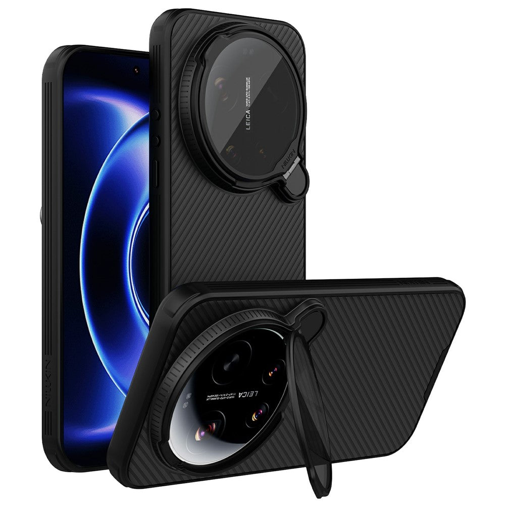 Xiaomi 17 Ultra 5G – Magnetische transparente Handyhülle aus Metall, Kunststoff und TPU